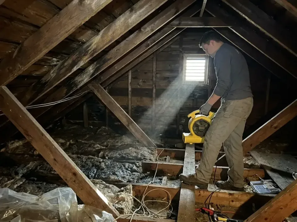 attic-water-damage-drying-proc-007 — frequently asked questions, Emergency Water Extraction & 24/7 Flood Response in New Pro…